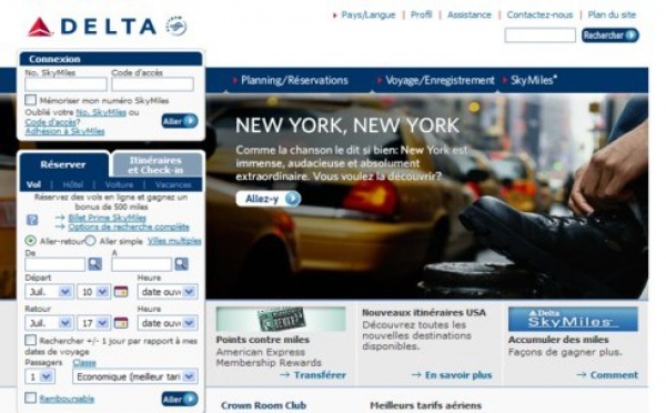 Delta Air Lines : la billetterie sans frais fait un carton !