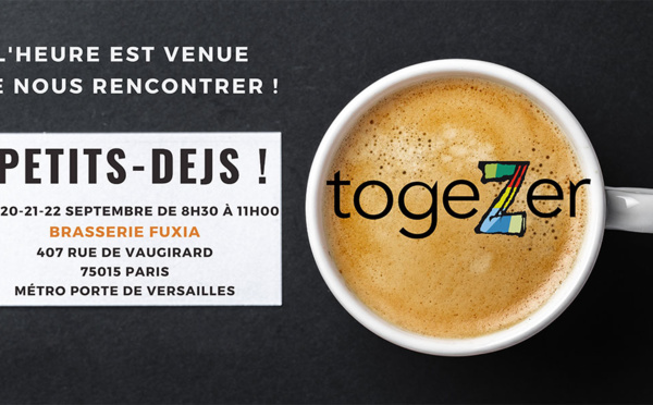 Un café, un réceptif et hop sur le salon. Retrouvez les réceptifs Togezer !