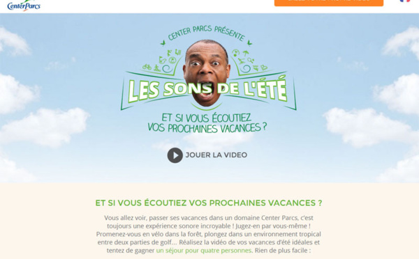 Center Parcs vous fait mixer le son de vos vacances !