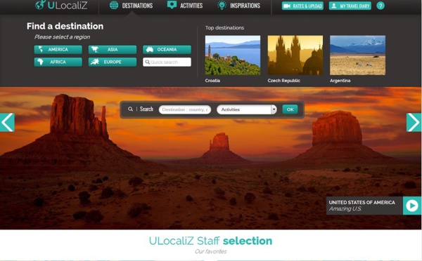 UlocaliZ, une nouvelle plateforme de vidéos géolocalisées pour le tourisme