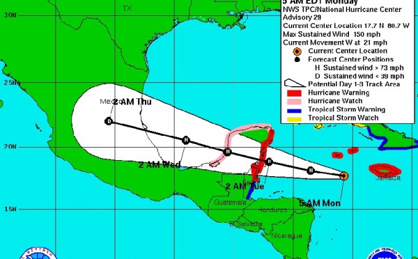 Alerte à l'ouragan : les consignes pour vos clients sur place