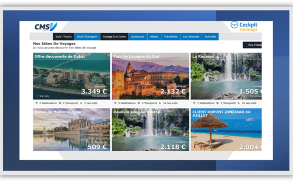 CMS VACANCES présente "Cockpit Holidays"