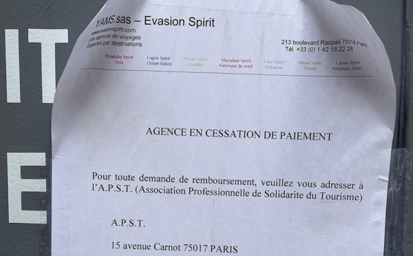 Evasion Spirit : le mandataire judiciaire désigné !
