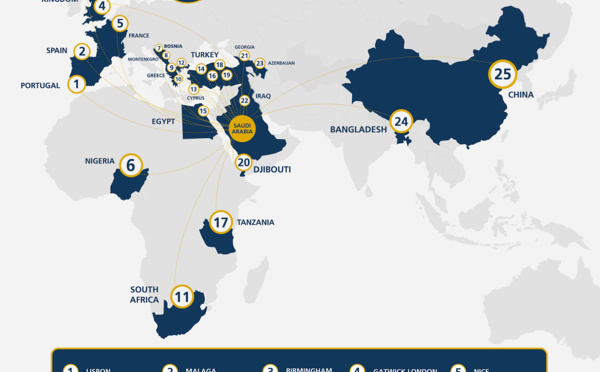 Arabie Saoudite : Saudia lance une ligne vers Nice