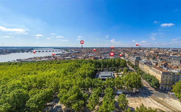 Bordeaux-tourisme.com propose une visite de la ville à 360°
