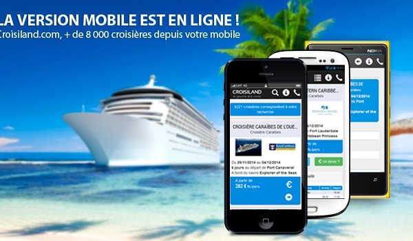 Croisiland.com lance sa version mobile