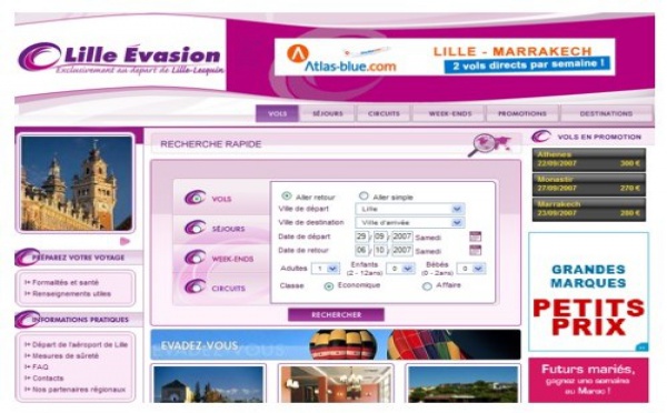 Cédric Pastour, patron de l’agence Aerolines lance lille-evasion.com