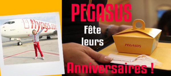 Pegasus Airlines marque le coup pour les enfants qui fêtent leur anniversaire en vol