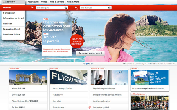 Austrian Airlines ouvre une ligne Vienne - Odessa (Ukraine)