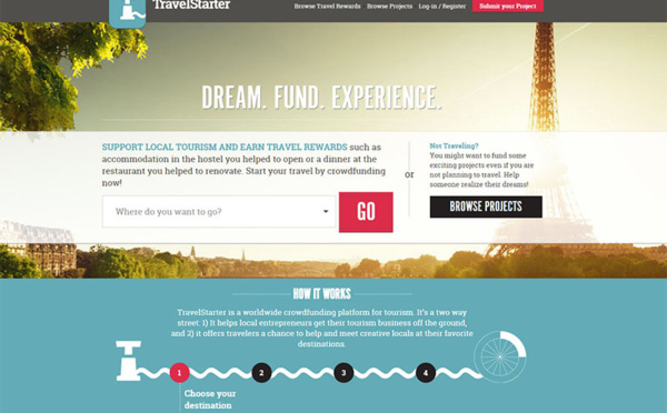 Crowdfunding : TravelStarter, une nouvelle plateforme de financement des projets touristiques