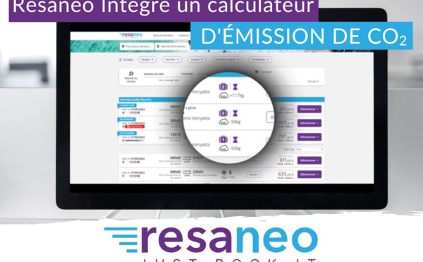 Resaneo intègre un calculateur d’émissions de CO₂