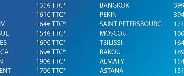 UIA propose l'aller-retour entre Paris et Bangkok pour 399 € aux agents de voyages