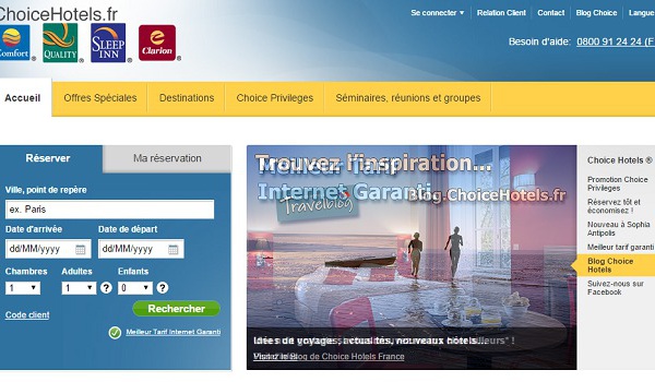 Choice Hotels : accord avec SiteMinder pour augmenter la rentabilité des établissements
