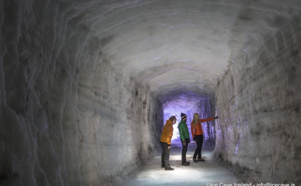 Islande : le plus grand tunnel de glace d’Europe ouvrira aux visiteurs fin mai !
