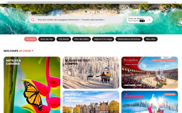 Showroomprivé : le segment "Voyages et Loisirs" poursuit son rebond 