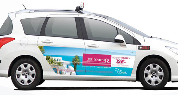 Tunisie : Jet tours affiche sa solidarité sur les taxis parisiens