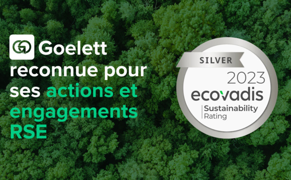 Goelett obtient la médaille d’argent EcoVadis