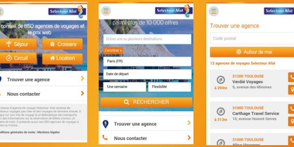 Selectour Afat lance la version mobile de ses sites Internet