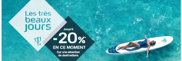 Les Très Beaux Jours : le Club Med offre -20 % jusqu'au 13 juin 2015