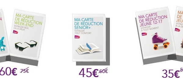 SNCF : 15€ offerts pour l'achat d'une carte de réduction
