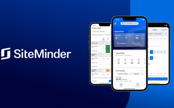 SiteMinder dévoile sa nouvelle application pour les hôteliers