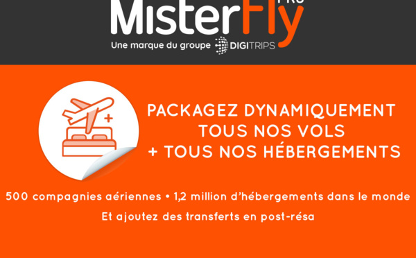 MisterFly Pro lance une nouvelle version de son moteur « Dynamic packages »