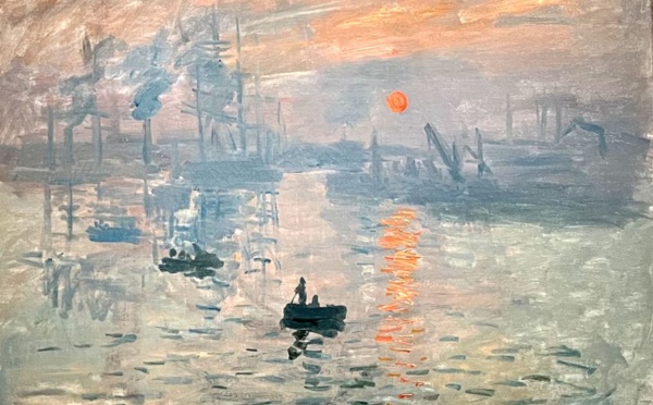 Le titre de cette œuvre de Claude Monet, "Impression, soleil levant", tournée en dérision par le critique Louis Leroy, a finalement donné son nom à cette révolution picturale majeure (©PB)