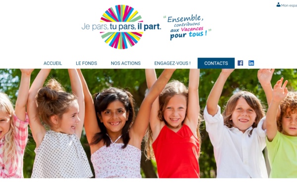 La  la Fondation "Je pars, tu pars, il part..." lutte pour faire partir en vacances les familles dans le besoin /captation écran