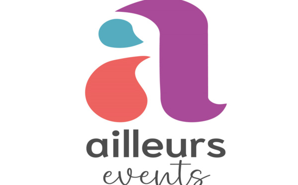 Bleu Events devient Ailleurs Events et dévoile sa nouvelle identité - Logo Ailleurs Events