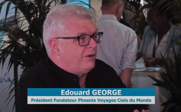 Edouard George fondateurs de Phoenix Voyages et Ciels du Monde - Photo capture ecran