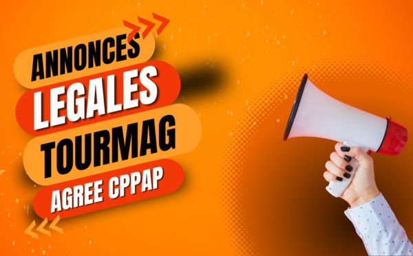 Annonces légales : TourMaG agréé par la CPPAP pour leur publication !
