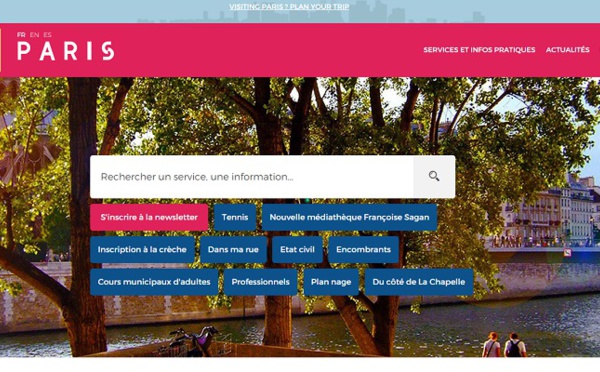 Paris.fr : nouvelle version plus ergonomique