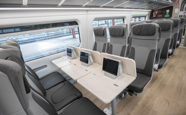 Renfe : des écrans tactiles pour tous les voyageurs, grâce à ces nouveaux trains S106 - DR