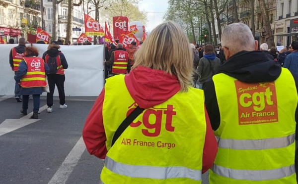 L'UNAC et la CGT PNC d'Air France ont déposé un préavis pendant les JO 2024 - Crédit photo : Compte Facebook CGT Air France