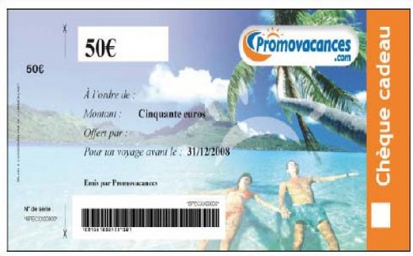 Promovacances : chèques cadeaux pour les fêtes