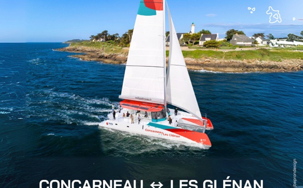 Iles de Glénan : Sailcoop va inaugurer sa navette maritime à la voile en juin