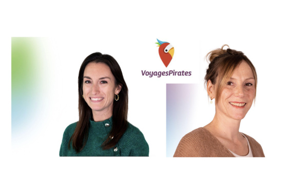 VoyagesPirates renforce son équipe avec les nominations de Lucile Grigné et de Virginie Giaccobi - Photos VoyagesPirates, montage AB