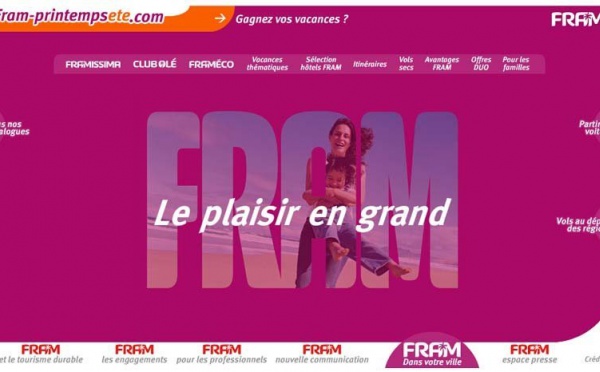 FRAM met en ligne un site dédié à sa production été 2008