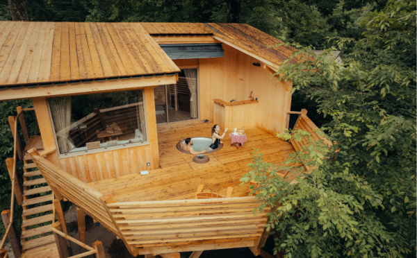 Bois de Rosoy : 4 nouveaux éco-lodges perchés avec jacuzzi