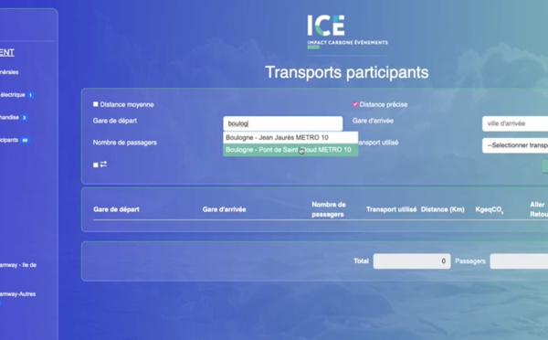 LÉVÉNEMENT lance "ICE" son simulateur carbone 