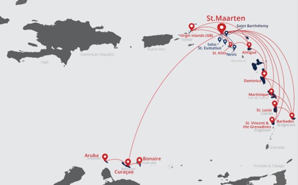 Martinique : Winair s'envolera vers Sainte-Lucie et la Barbade