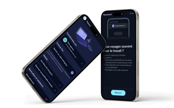 Des nouvelles fonctionnalités pro sur SNCF Connect