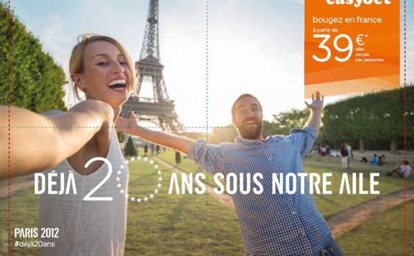 easyJet : une campagne publicitaire européenne pour ses 20 ans