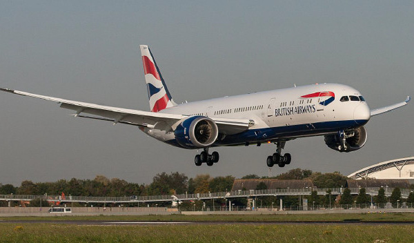 British Airways a reçu son premier Boeing B787-9 Dreamliner à Londres