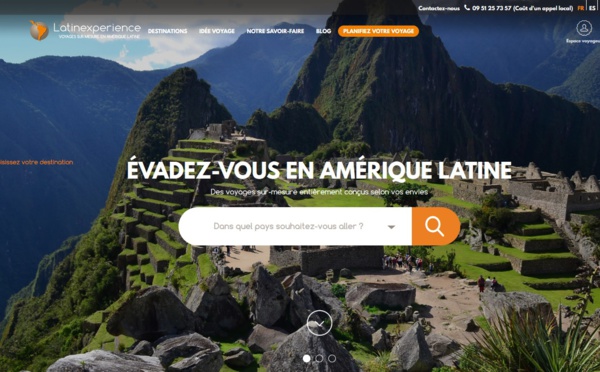 Latinexperience.fr lance un nouveau site qui invite au voyage !