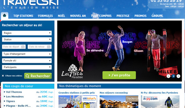 Travelski : +33 % de réservations pour l'Hiver 2015/2016