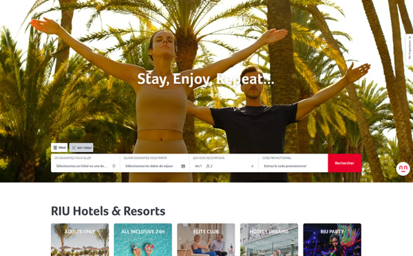 RIU dévoile son nouveau site et son application