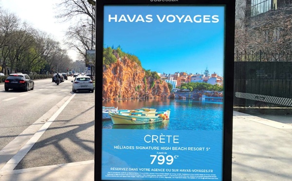 Havas Voyages s'affiche dans 800 villes de France