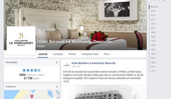 Normandy Collector : Barrière fait gagner des objets de son hôtel mythique sur Facebook