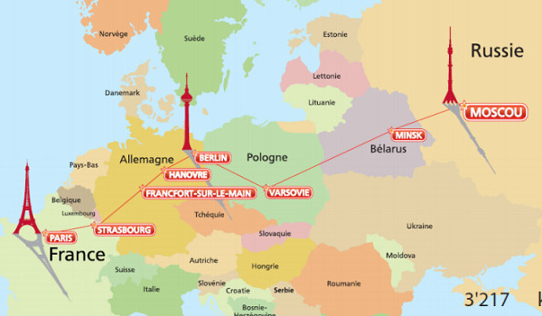 Train : nouvelle ligne Paris-Berlin-Moscou dès le 16 décembre 2015